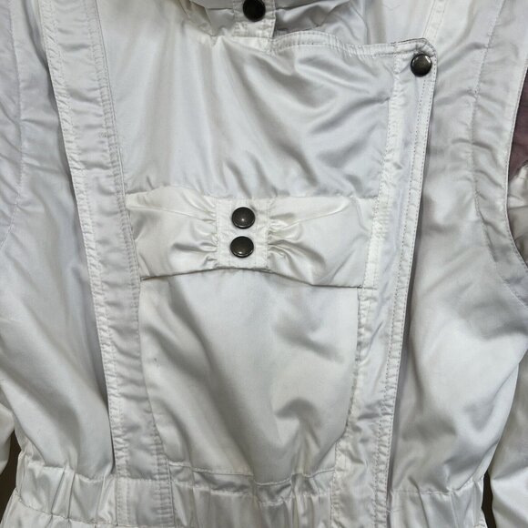 Vintage Point Square Ski Suit Snowsuit Snow Bib 80s VTG Large MDN Small Retro - Picture 5 of 15